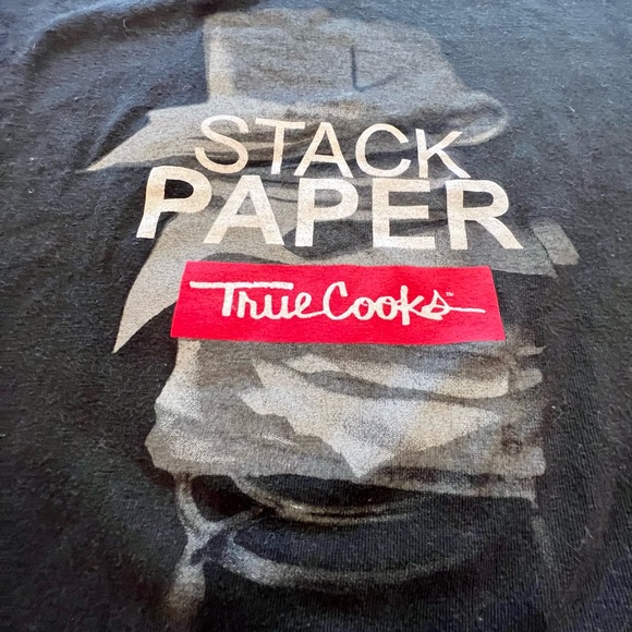 True Cooks “stack paper” chef shirt - Picture 1 of 3